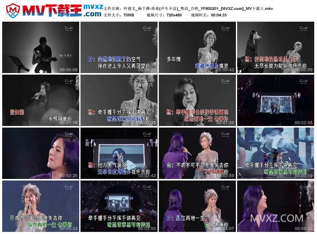 叶蒨文_杨千嬅-珍重(声生不息)_粤语_合唱_YF800201